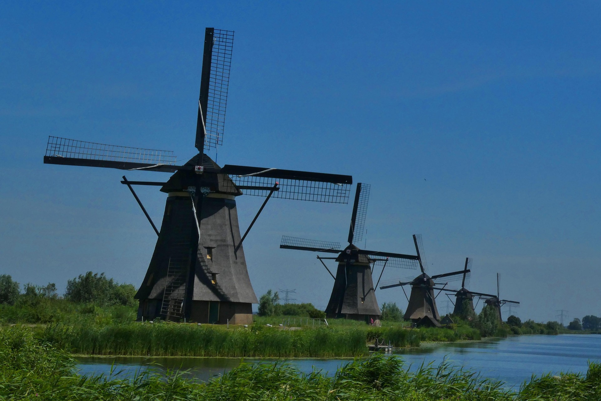 Windmills in Kinderdijk